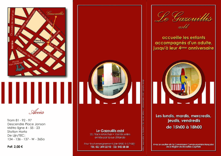 Brochure de présentation Le Gazouillis